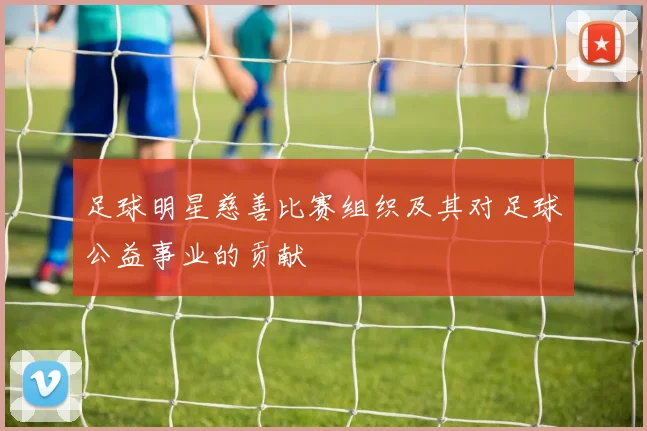 足球明星慈善比赛组织及其对足球公益事业的贡献